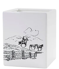 HiEnd Accents x Paseo Road Ranch Life Western Ceramic Wastebasket