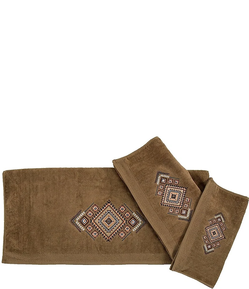 HiEnd Accents x Paseo Road Sedona Embroidered Southwestern 3-Piece Bath Towel Set