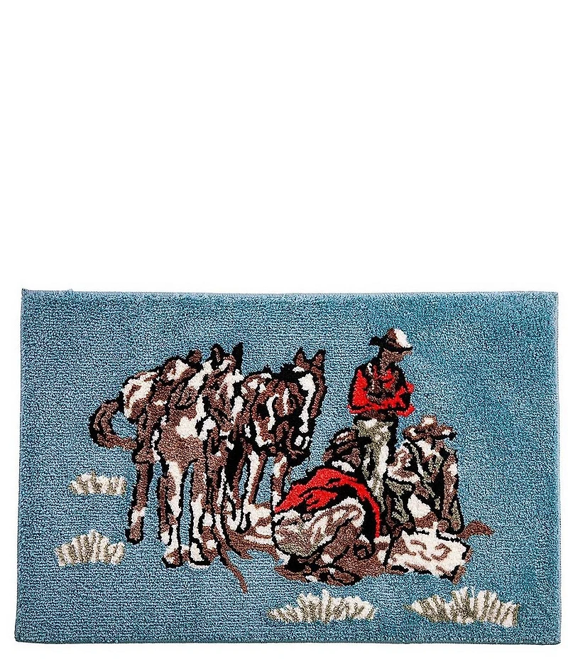 Paseo Road Tasha Polizzi Collection Settler Western Jacquard Bath & Kitchen Rug