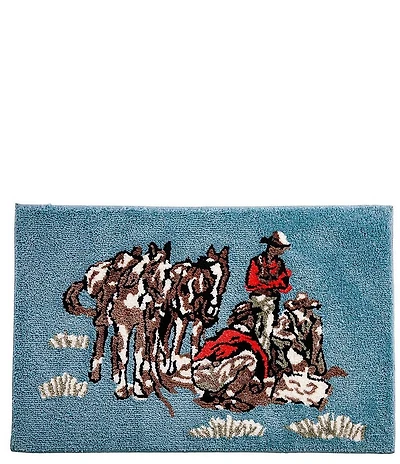 Paseo Road Tasha Polizzi Collection Settler Western Jacquard Bath & Kitchen Rug