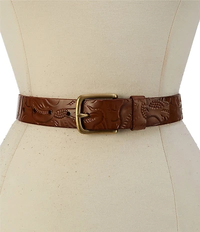 Patricia Nash 1.25#double; Pelosa Leather Belt