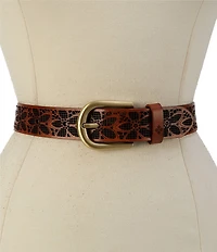 Patricia Nash 1.38#double; Vezere Leather Belt