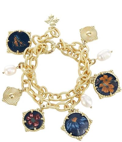 Patricia Nash Double Chain Line Bracelet