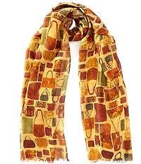 Patricia Nash Handbag Print Sheer Scarf