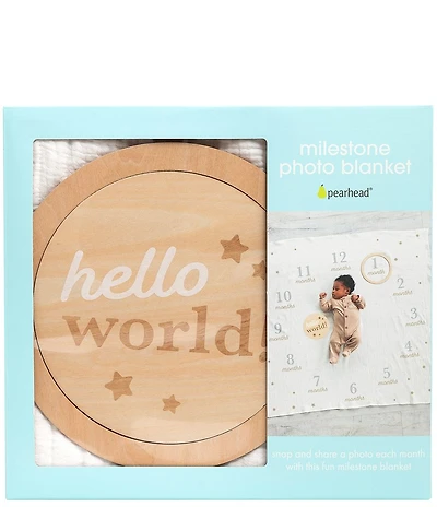 Pearhead Milestone Photo Blanket