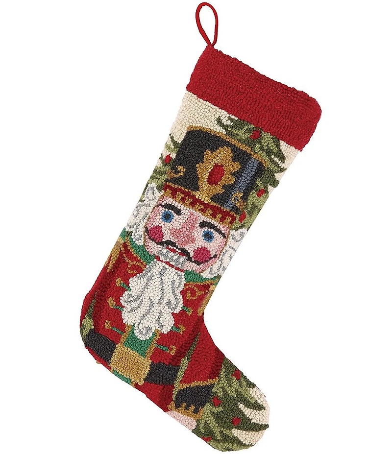 Peking Handicraft Nutcracker in Red Hook Holiday Stocking