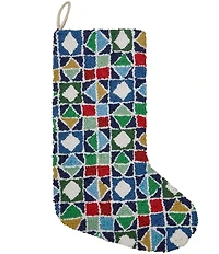 Peking Handicraft Quilt Star Hook Stocking