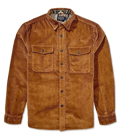 Pendleton Belmont Corduroy Long Sleeve Striped Woven Shirt
