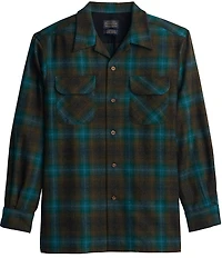 Pendleton Board Plaid Ombre Long Sleeve Woven Shirt