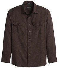 Pendleton Burnside Flannel Heather Long Sleeve Woven Shirt