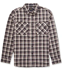 Pendleton Burnside Flannel Mini Plaid Long Sleeve Woven Shirt