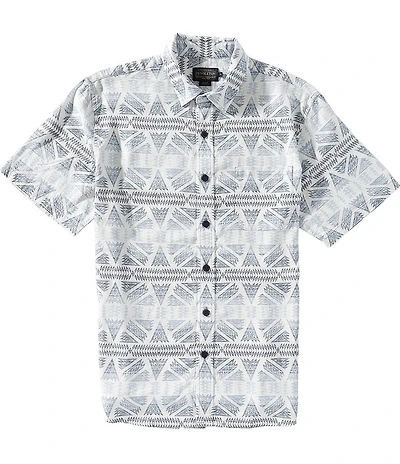 Pendleton Dawson Linen Blend Short Sleeve Woven Shirt