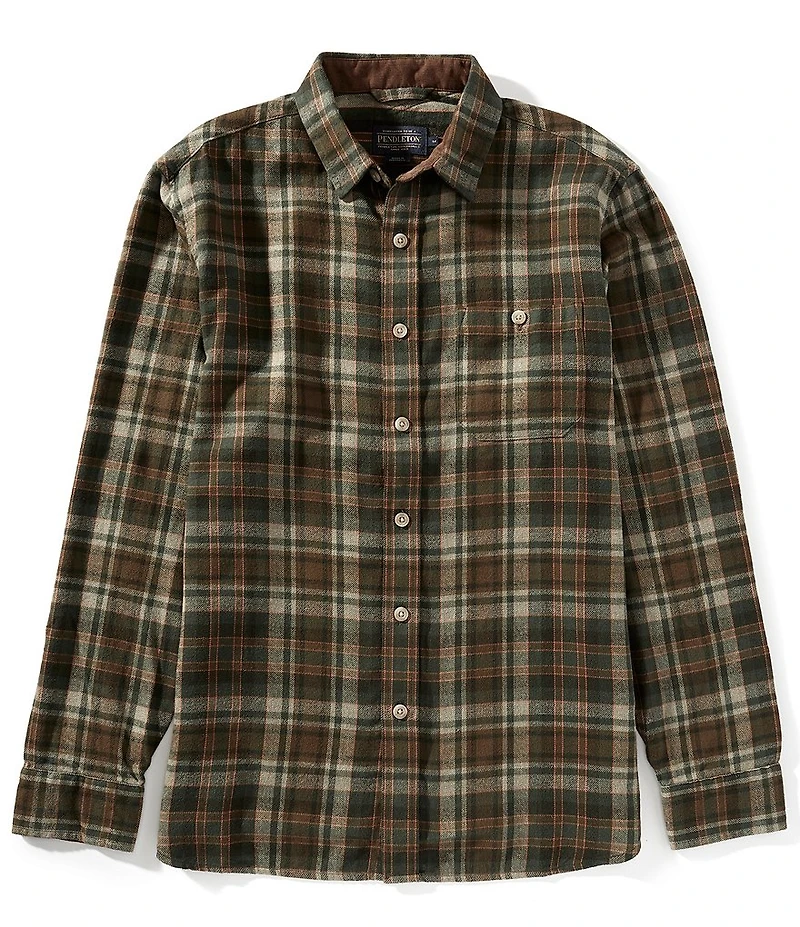 Pendleton Fremont Flannel Plaid Long Sleeve Woven Shirt