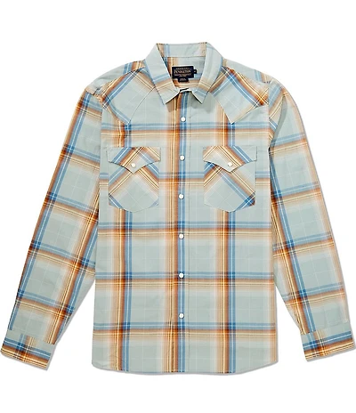 Pendleton Frontier Large Plaid Long Sleeve Woven Shirt