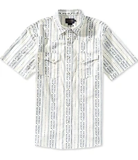 Pendleton Laramie Stripe Short Sleeve Woven Shirt