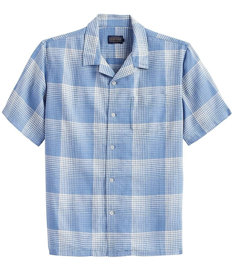 Pendleton Linen Short Sleeve Woven Camp Shirt