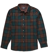 Pendleton Lodge Tartan Plaid Long Sleeve Woven Shirt