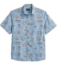 Pendleton Shoreline National Park Print Short Sleeve Woven Shirt