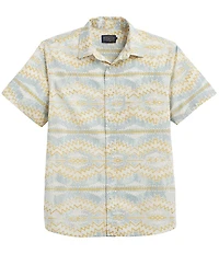 Pendleton Shoreline Sunset Print Short Sleeve Woven Shirt
