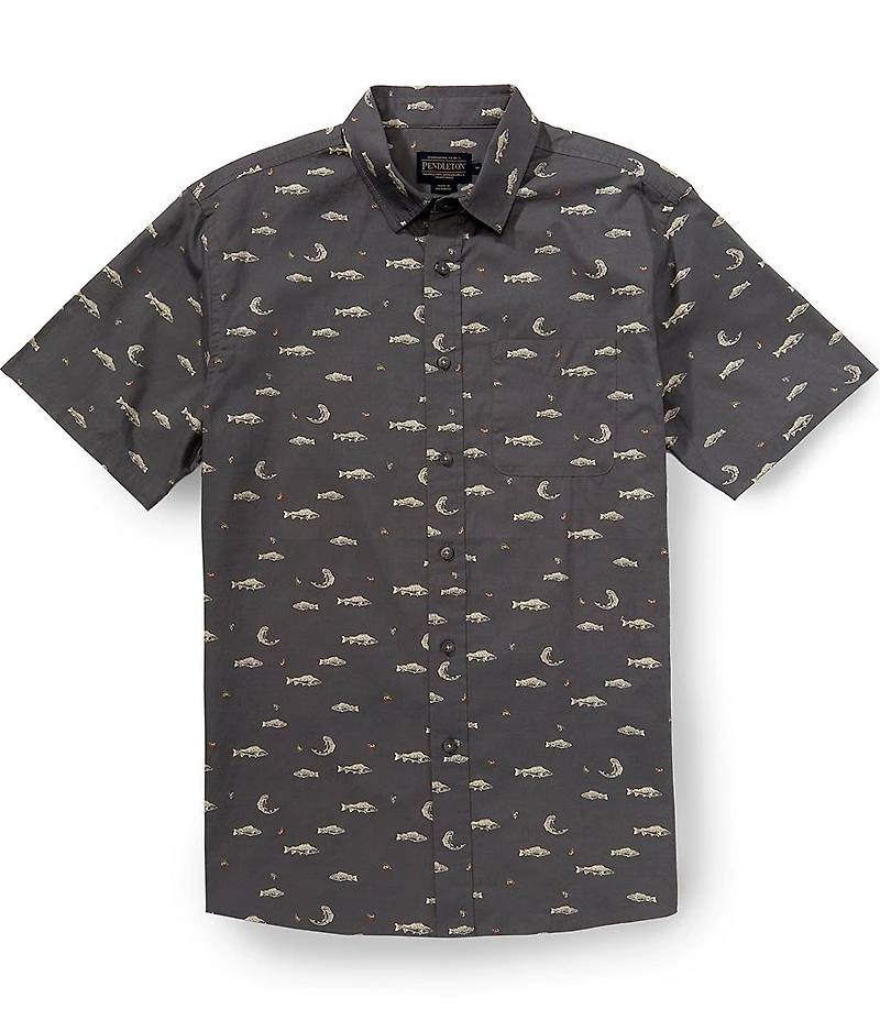 Pendleton Shoreline Woven Short Sleeve T-Shirt