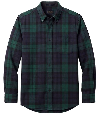 Pendleton Sir Pendleton Merino Tartan Plaid Long Sleeve Woven Shirt
