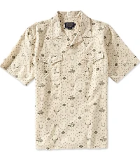 Pendleton Western Aloha Short Sleeve Woven Camp Shirt