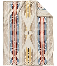 Pendleton White Sands Southwestern Print Jacquard Blanket Throw