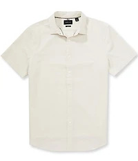 Perry Ellis Big & Tall Seersucker Performance Stretch Short Sleeve Woven Shirt