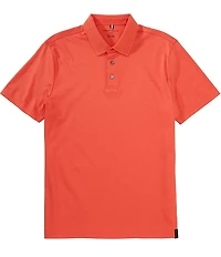 Perry Ellis Performance Stretch Solid Interlock Short Sleeve Polo Shirt
