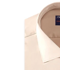 Perry Ellis Performance Stretch Spread Collar Slim Fit Dress Shirt