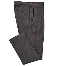Perry Ellis Premium Tailored Birdseye Pin-Dotted Dress Pants
