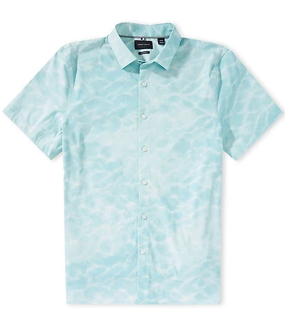 Perry Ellis Printed Short Sleeve Woven Shirt