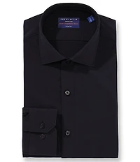 Perry Ellis Performance Spread Collar Solid Dress Shirt
