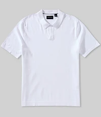 Perry Ellis Solid Short Sleeve Sweater Polo Shirt