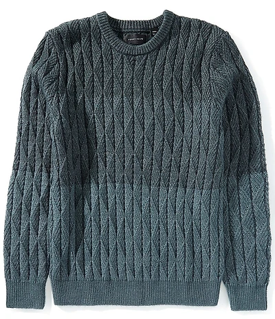 Perry Ellis Striped Knit Sweater