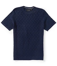 Perry Ellis Textured Short Sleeve Sweater Shirt