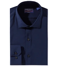Perry Ellis Performance Spread Collar Solid Dress Shirt