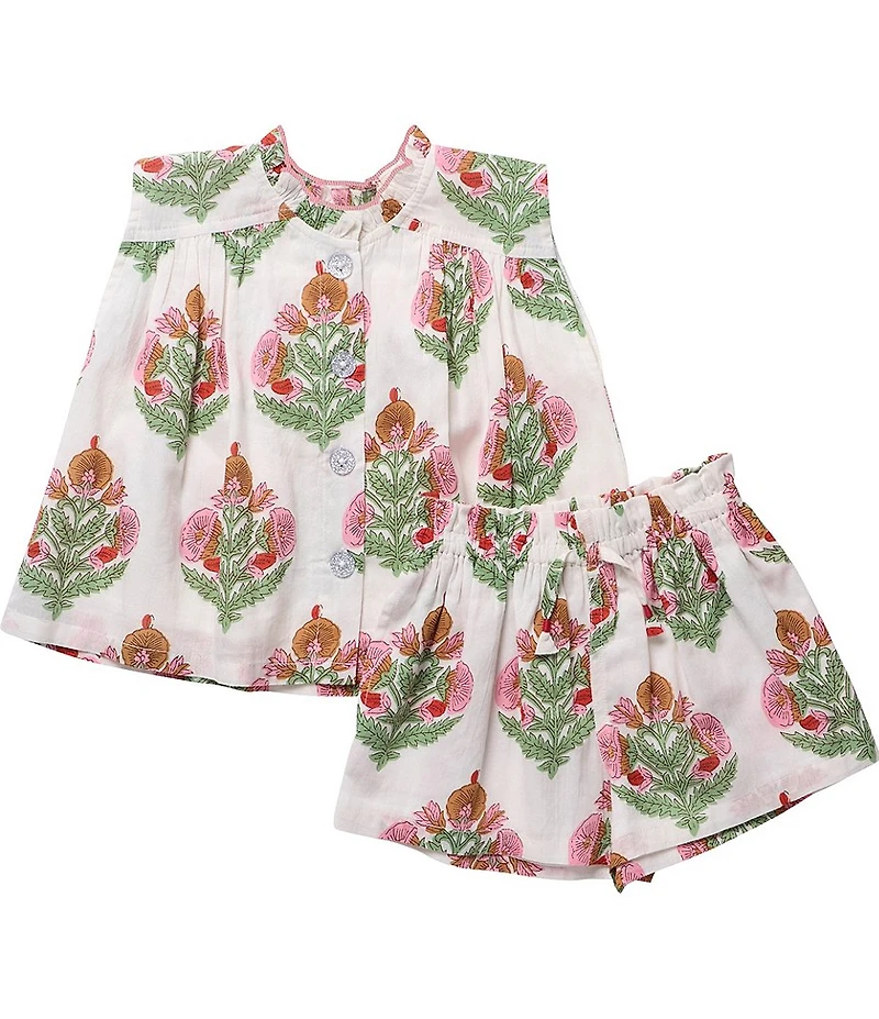 Pink Chicken Girls Misha Top & Shorts 2-Piece Set