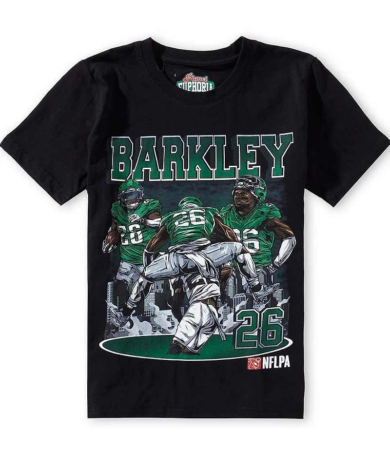 Planet Euphoria Big Boys Short Sleeve Saquon Barkley T-Shirt