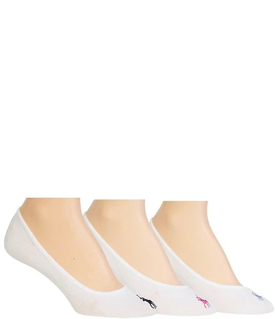 Polo Ralph Lauren Women's Ultra Low Liner Socks, 3 Pack