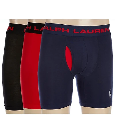 Polo Ralph Lauren Assorted Performance Boxer Briefs 3-Pack