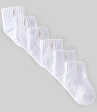 Polo Ralph Lauren Baby Girls Classic 6-Pack Socks