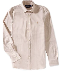Polo Ralph Lauren Big & Tall Classic Fit Gingham Stretch Poplin Long Sleeve Woven Shirt