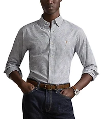 Polo Ralph Lauren Big & Tall Plaid Performance Oxford Long Sleeve Woven Shirt