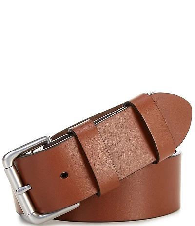 Polo Ralph Lauren Big & Tall Saddle Patch Full-Grain Leather Belt