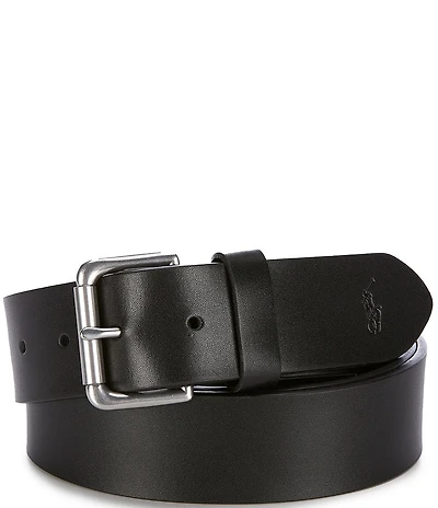 Polo Ralph Lauren Big & Tall Saddle Patch Full-Grain Leather Belt