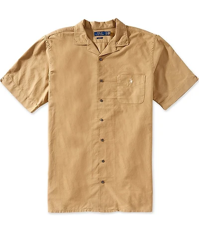 Polo Ralph Lauren Big and Tall Oxford Short Sleeve Woven Camp Shirt