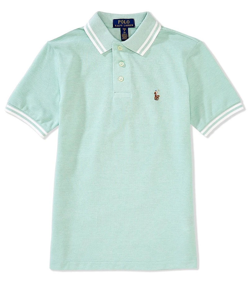 Polo Ralph Lauren Big Boys Short-Sleeve Oxford Mesh Polo Shirt
