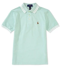 Polo Ralph Lauren Big Boys Short-Sleeve Oxford Mesh Polo Shirt