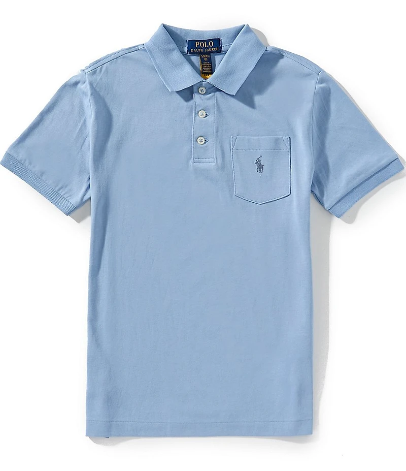 Polo Ralph Lauren Big Boys Short Sleeve Pocket Jersey Polo Shirt